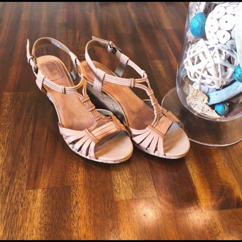 Clark’s Wedge Heel Sandal - Tan (Laguna Reef)